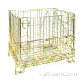 Conteneur de cage de stockage en métal pliable